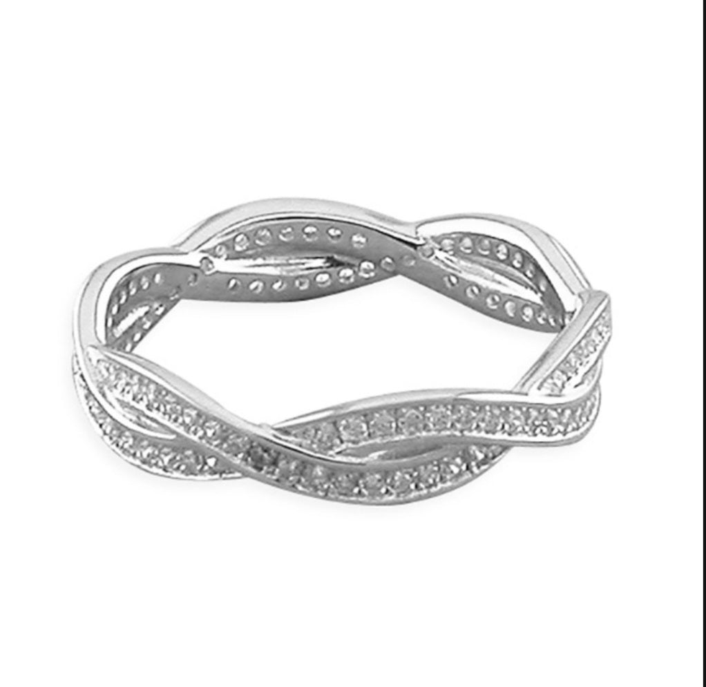 Entwined eternity Ring