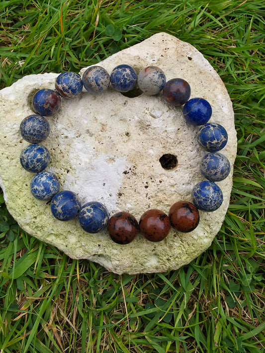 Mahogany obsidian and regalite