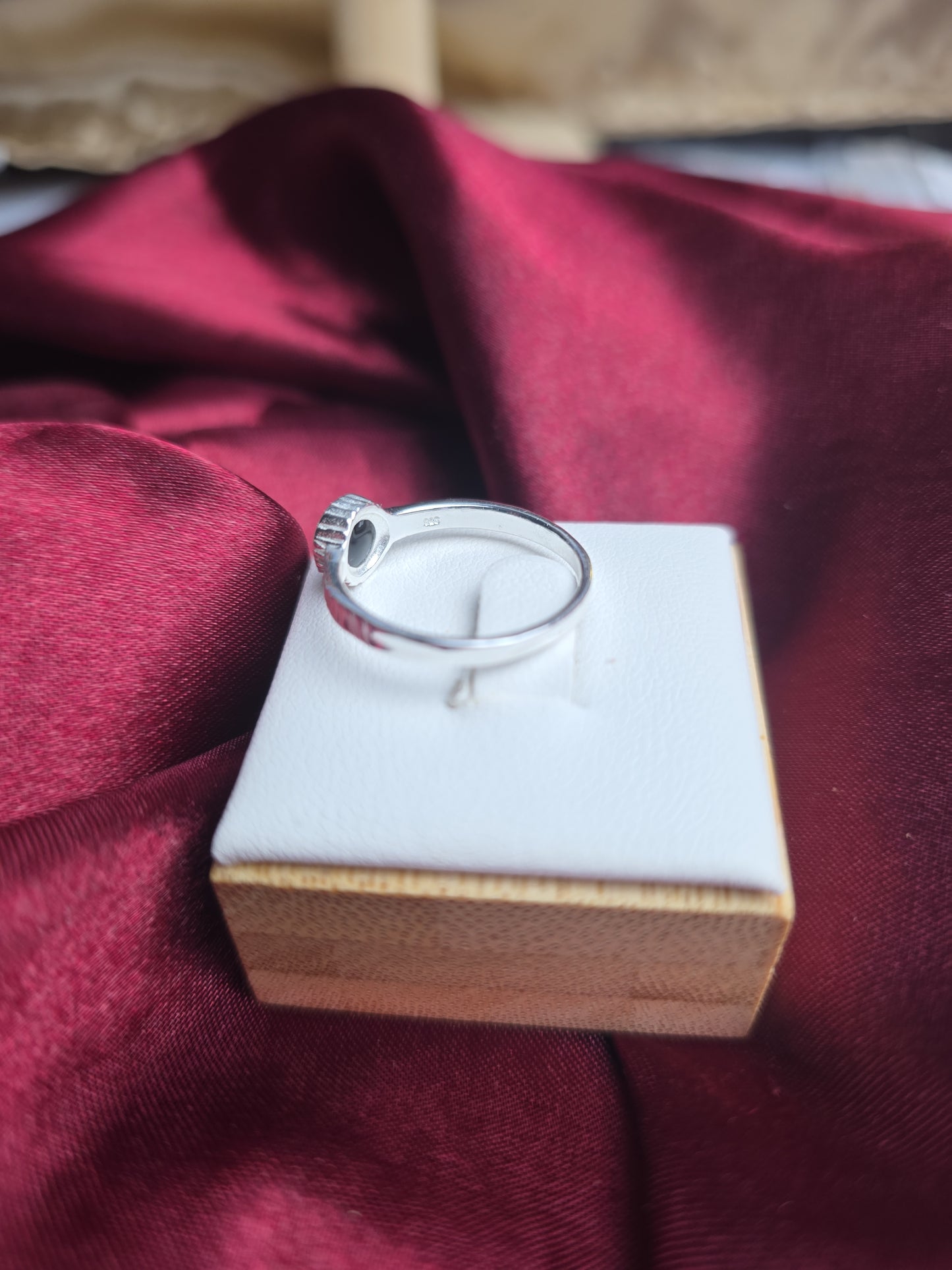 Mood stone sterling silver ring #1